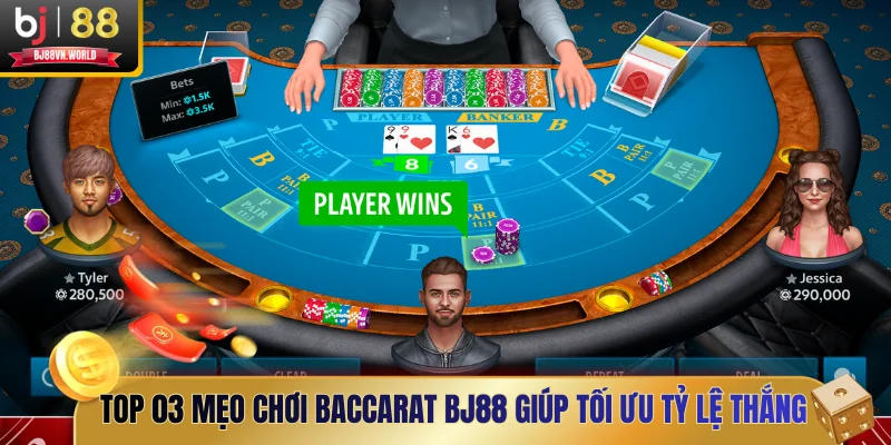 Top 03 mẹo chơi Baccarat BJ88 giúp tối ưu tỷ lệ thắng