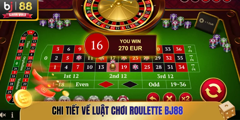 Chi tiết về luật chơi Roulette BJ88