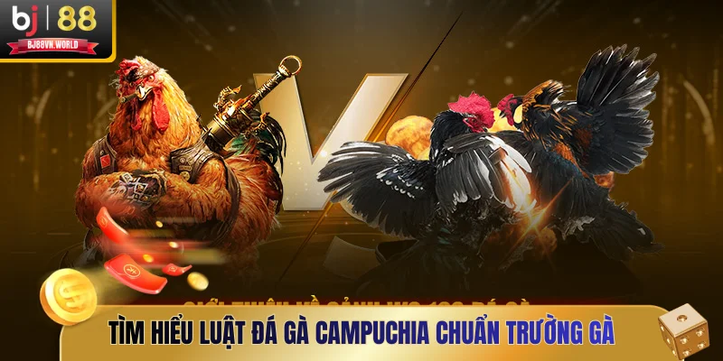Tìm hiểu luật đá gà Campuchia chuẩn trường gà